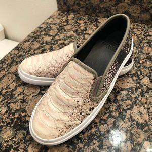 COACH Snakeskin Loafers